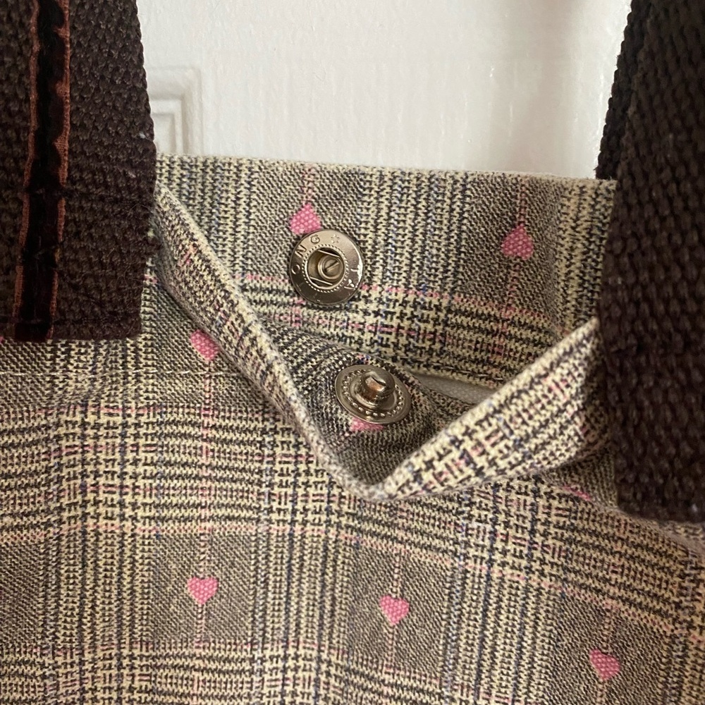 🩷 Limited Too Plaid Bag Shoulder Tote - Picture 3 of 4